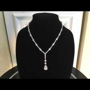 Stunning Silver Crystal Necklace